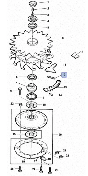 87664960 - пластина износа