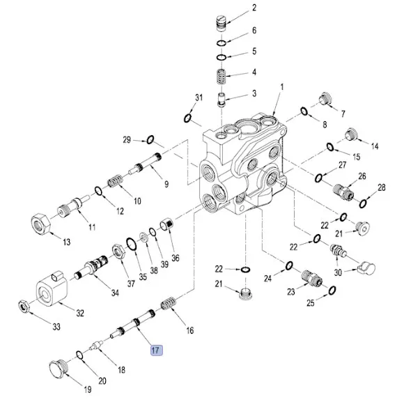 87668085 - Золотник клапана гидр. парковки T9/St.